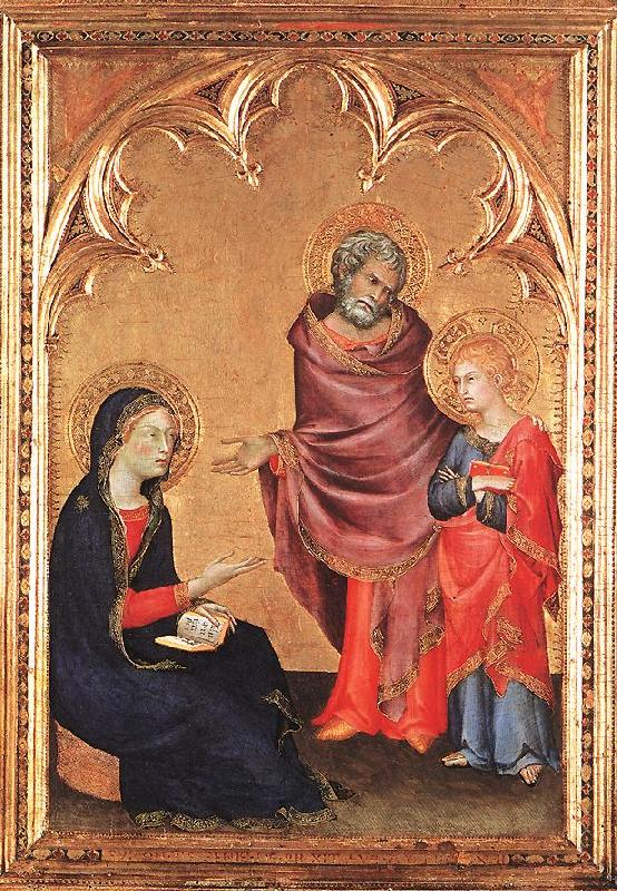 Simone Martini Christ Returning to his Parents